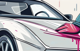 A car with a glossy finish