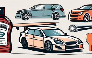 Various car parts made of plastic