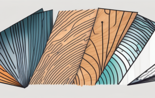 Various types of adhesive films and a step-by-step guide showing the process of applying these films on different surfaces like glass