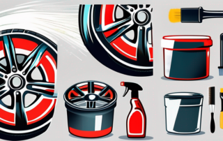 A set of alloy wheels