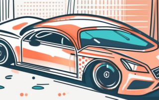 A car shining brightly after being polished