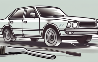 A car with visible micro-scratches on its surface
