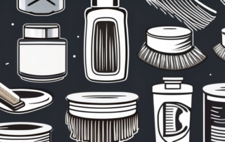 Various car care products like wax
