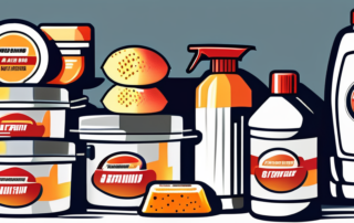 Various car care products like wax