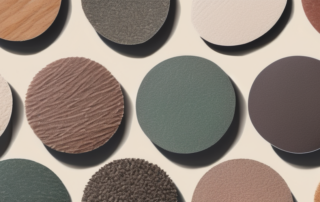 Several different types of round sandpaper in various grit textures