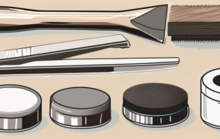 Various tools used for scratch repair