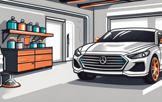 Various car painting tools such as spray guns