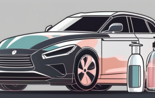 A car with matte paint