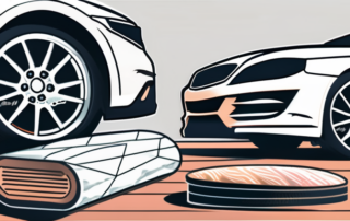 Various car polish products on a table