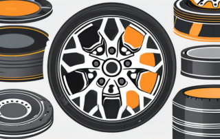 A variety of car rims in different styles and finishes