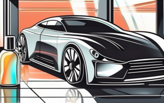 A car with a shining