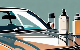 Various car polishing tools such as a buffer machine