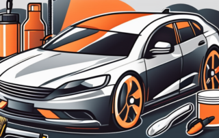 A car with shiny