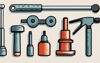 Various dent pulling tools such as a slide hammer