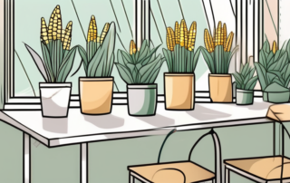 Several different types of corn pads displayed in a cozy indoor setting