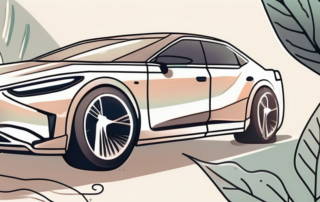 A car shining brightly after being waxed with carnauba wax