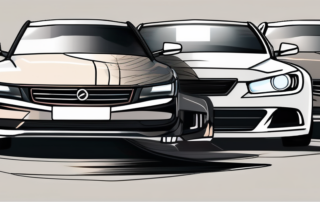 Several top models of black car headlights side by side for comparison