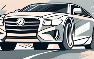 A car with cloudy headlights on one side and polished