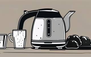 A black spray paint can next to a stainless steel object