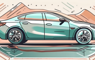 A car being cleaned with a piece of cleaning clay