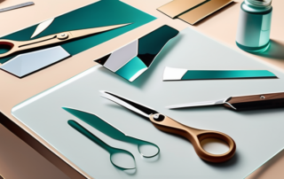 Various types of adhesive foils