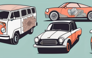 A variety of cars