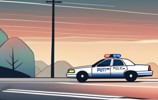 A car without a license plate on a road