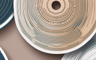 Several different types of 125mm grinding discs