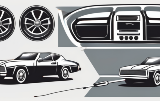 The interior of a car