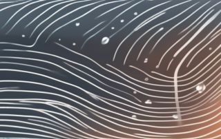 A car windshield with a shiny