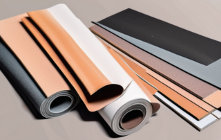 Various types of 125 mm sandpapers in different grits and colors