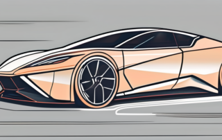 A car with a clear matte auto film finish