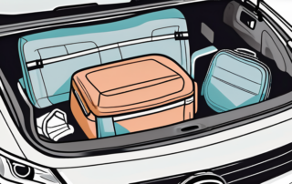 Various car accessories like gps