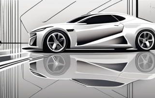 A selection of top-quality white car paint pens