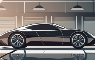 A sleek car with a matte finish