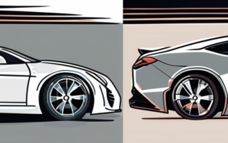 Two cars side by side