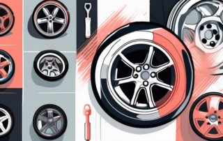 A set of car rims