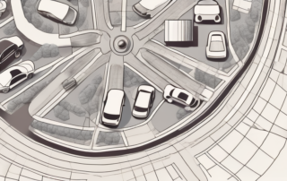 Various car parts like a steering wheel