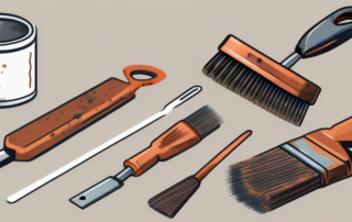 Various tools and methods used for removing surface rust