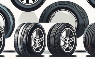 A set of car tires