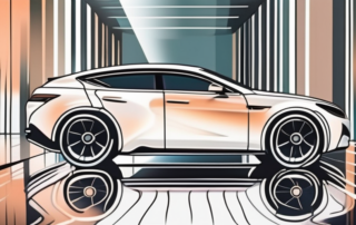 A car with a glossy finish