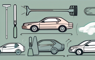 Several types of automotive body fillers (füllspachtel) and tools