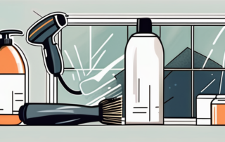 Various tools like a scraper