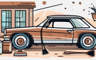 A car with visible rust spots