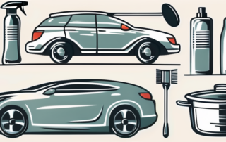 Various chrome objects like a faucet