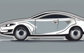 A foggy car headlight with a tüv (technical inspection association) sticker visibly crossed out or invalidated