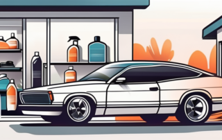 A variety of car care products