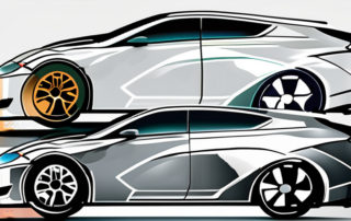 A car before and after it has been polished