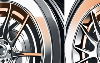 Alloy wheels being cleaned with a natural cleaning solution