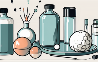 A bottle of isopropyl alcohol with a dropper